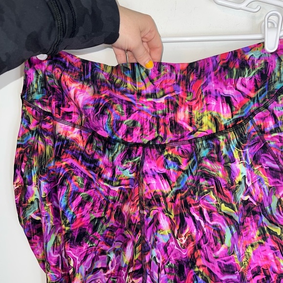 Lululemon Base Pace High-Rise Tight leggings - Hyper Flow Pink Multi size 18 - Picture 8 of 14